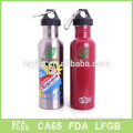 Hot sell GYM project colorfull stainless steel water bottle for sports